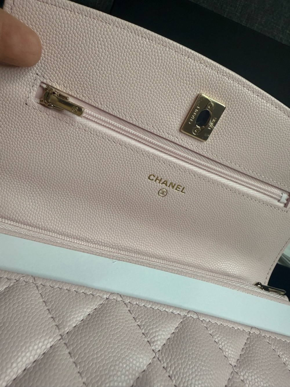 CHANEL new Trendy top handle wallet on chain bag - Picture 10 of 13